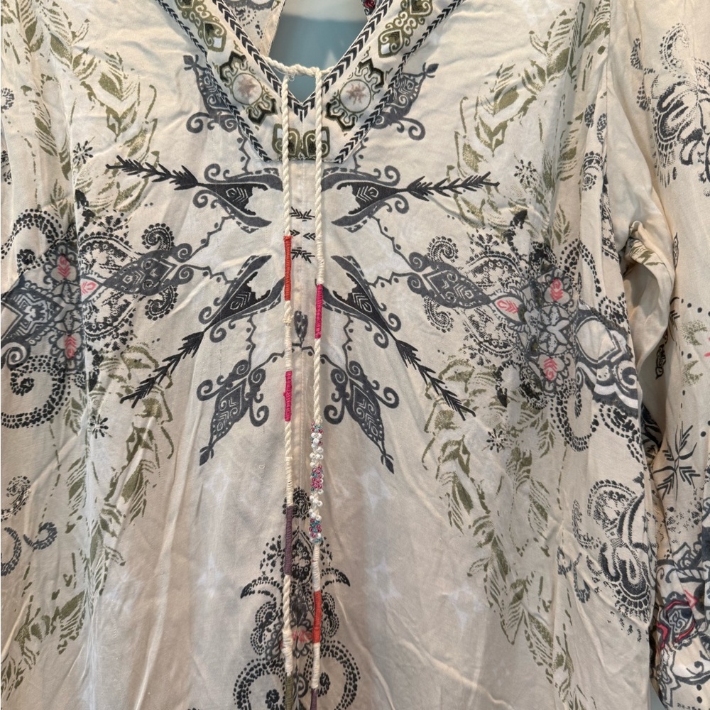 Odd Molly Bohemian Floral Tunic Dress - Picture 3 of 10